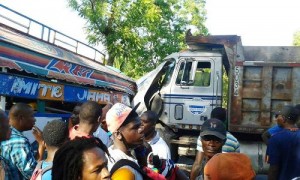 Haiti: Grave accident de la circulation sur la Nationale numéro2 à Morne Tapion