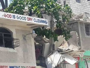 Haiti: Explosion spectaculaire du dry cleaning ”God is Good” à Nazon
