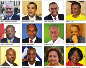 Haiti: Connaître les 12 candidats favoris des élections présidentielles de 2015