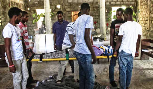 HAITI:  vers la mise en place d’une brigade de secouristes à Torbeck