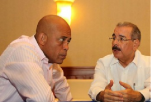 Monde:  Danilo Medina rencontre ce matin Michel Martelly à propos de l’interdiction