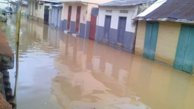 HAITI: Les rues de Carenage (Cap-Haïtien) ont été inondées
