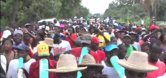 Haïti: Manifestation à Delmas pour demander la libération d’un présumé chef de gang