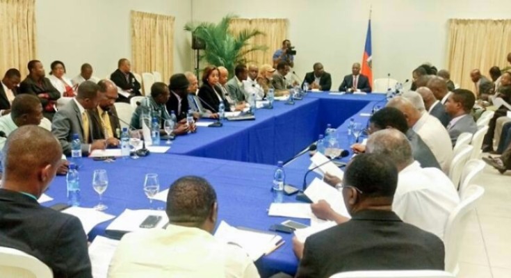 Haïti : Cinq partis politiques signent un accord pour la formation d’un gouvernement d’Entente Nationale