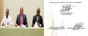 Haiti: L’accord du 5 février 2016 n’avait pas de sceau