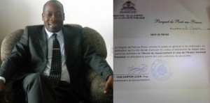 Haiti: Le commissaire du gouvernement Danton Léger démissionne