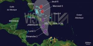 Haiti: L’ouragan Matthew très proche de la Jamaïque et Haïti