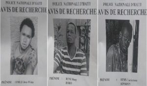 Haiti: La PNH demande de l’aide pour retrouver les trois malfaiteurs d’un viol collectif