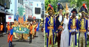 Monde: Haïti brille au parcours du XIIIe défilé artistique de CARIFESTA