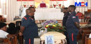 Haiti:  Funérailles de Cledamène Elvariste du Service de la voirie assassinée par des bandits