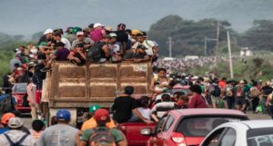 Monde: La caravane de migrants en route vers les États Unis arrivée au Mexique