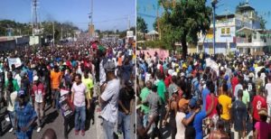 Haiti: Une marée humaine pour la première grande manifestation anti-corruption