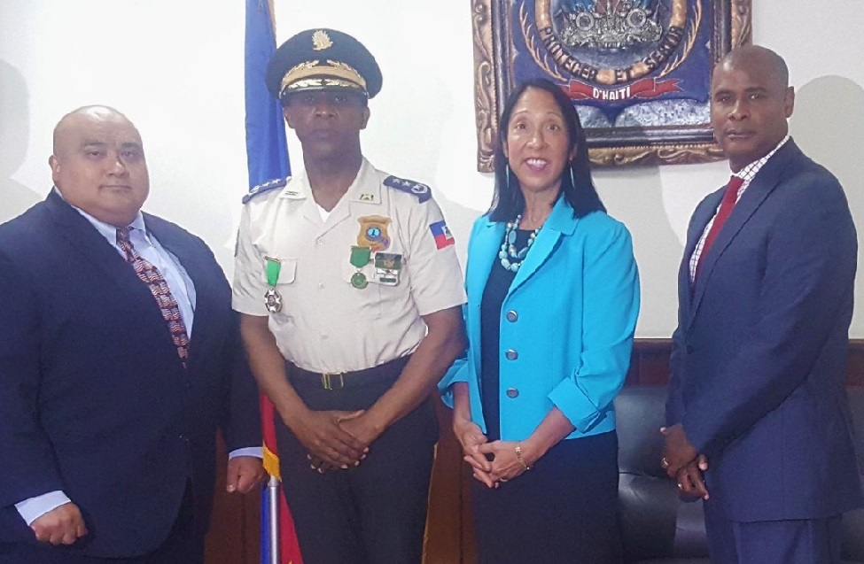 Haiti: L’Ambassadeur Sison et son équipe rencontrent le nouveau DG de la Police Nationale
