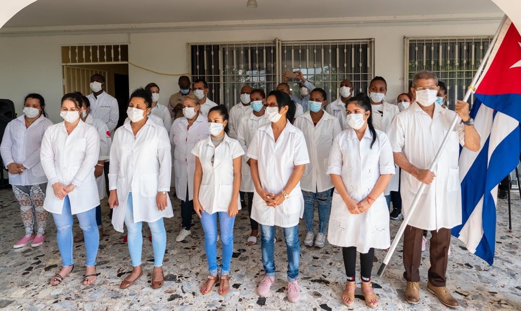 Haiti: Arrivée d’une brigade médicale de médecins et d’infirmiers cubains dans le cadre de la lutte contre le Coronavirus