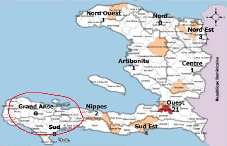 Haiti: Le Sud et la Grand’Anse en auto-isolement afin de limiter la propagation du virus
