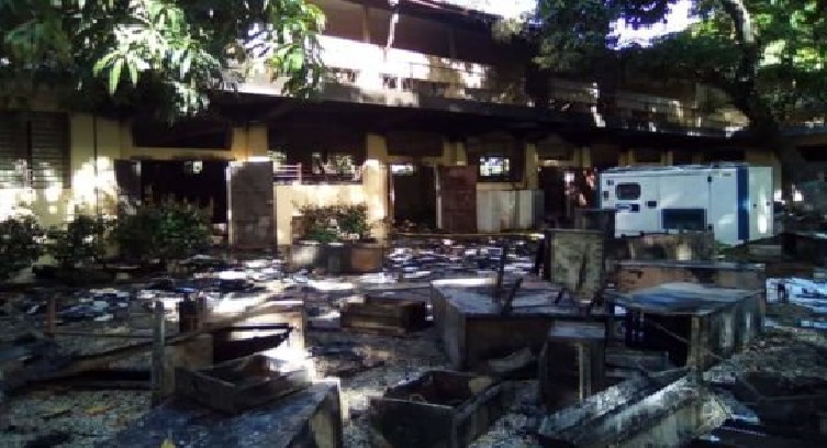 Haiti: Incendie à la Faculté d’agronomie et de médecine vétérinaire de l’UEH