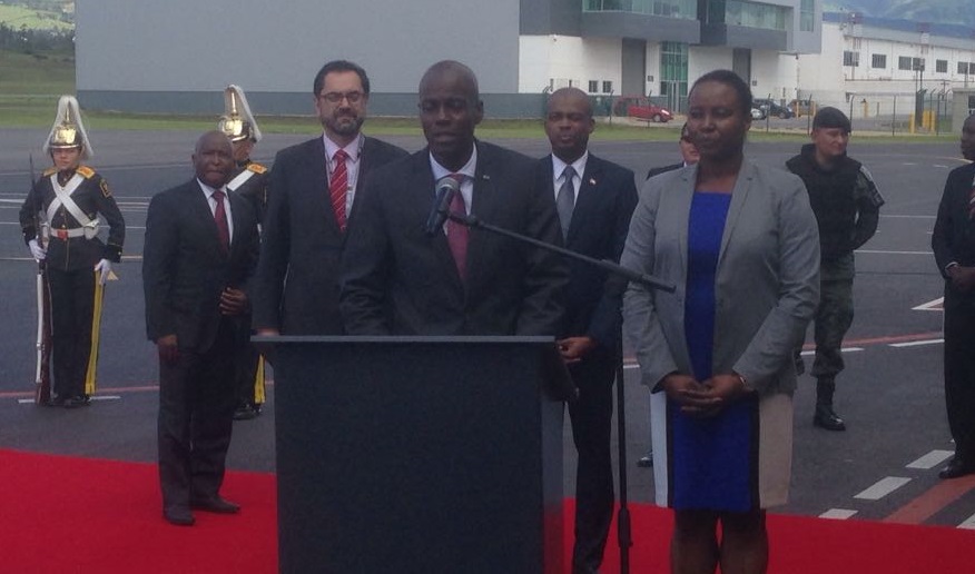 Haiti Le President Jovenel Moise Et La Premiere Dame En Voyage Officiel A L Etranger Anmwe News