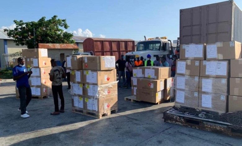 Haïti:  Arrivée d’une première cargaison de matériels pour la réalisation du référendum au pays