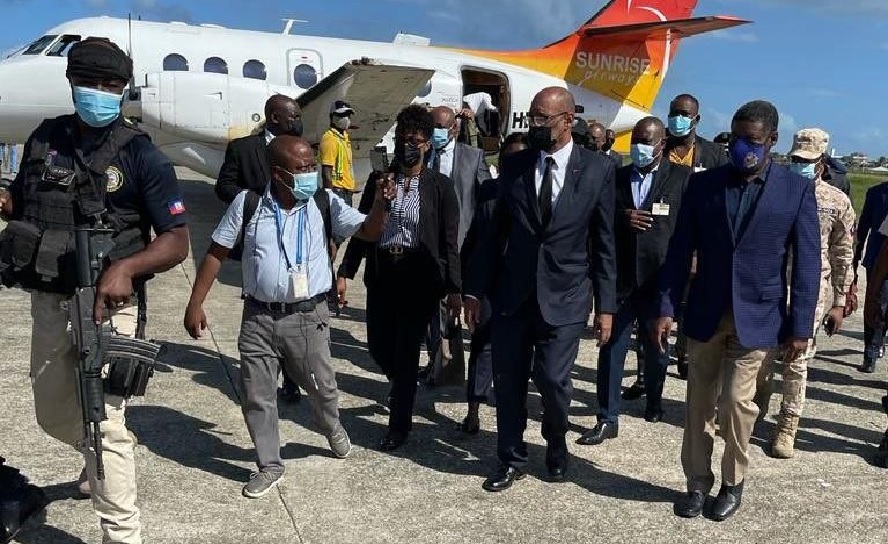 Haïti: Le Premier Ministre Ariel Henry à Cap-Haïtien au chevet des victimes