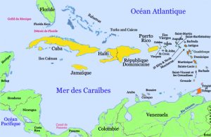 Caraibes-carte